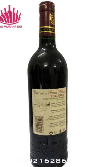 Rượu Vang Bordeaux Chateau La Petite Bogue 750ml, 13,5° cồn
