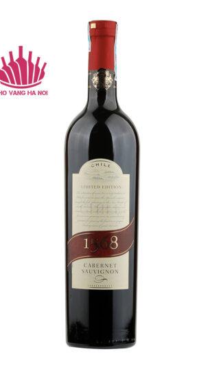 Rượu vang Chile 1568 Cabernet Sauvignon - 750ml, 13,5° cồn