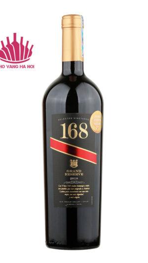 Rượu vang Chile 168 Grand Reserve - 750ml, 14,5° cồn