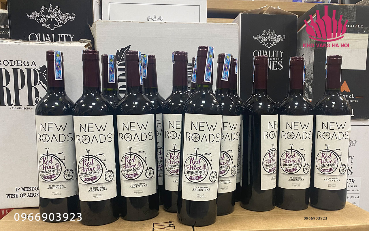Rượu Vang New Roads IP Mendoza 13.2% (XE ĐẠP) - 750ml 7 Newroads vang Rượu Vang New Roads IP Mendoza 13.2% (XE ĐẠP) - 750ml