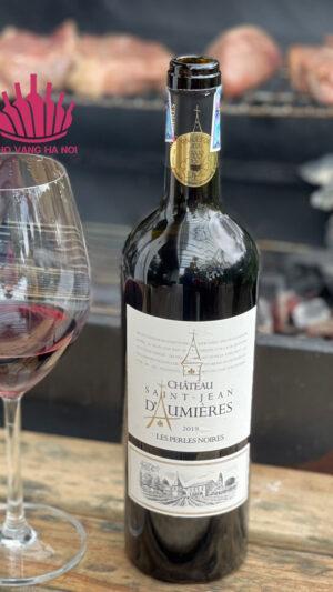 Thap vang1 Chateau Saint Jean Daumieres Les Perles Noires - 750ml
