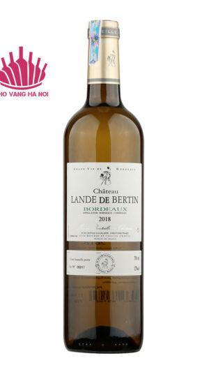 Chateau Lande de Bertin Bordeaux Blanc - 750ml