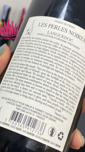 Rượu vang Chateau Saint Jean Daumieres Les Perles Noires – 750ml