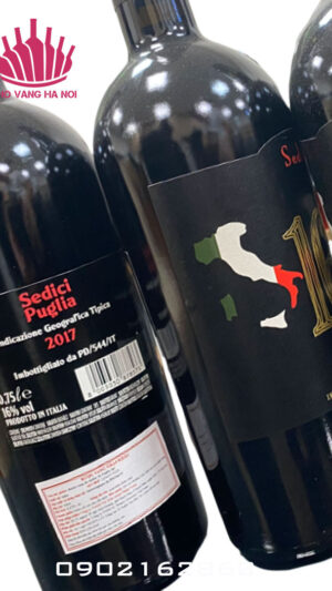 Sedici Puglia 16 Limited, 750ml, 16° cồn 2 16 Khovang Sedici2 Sedici Puglia 16 Limited, 750ml, 16° cồn