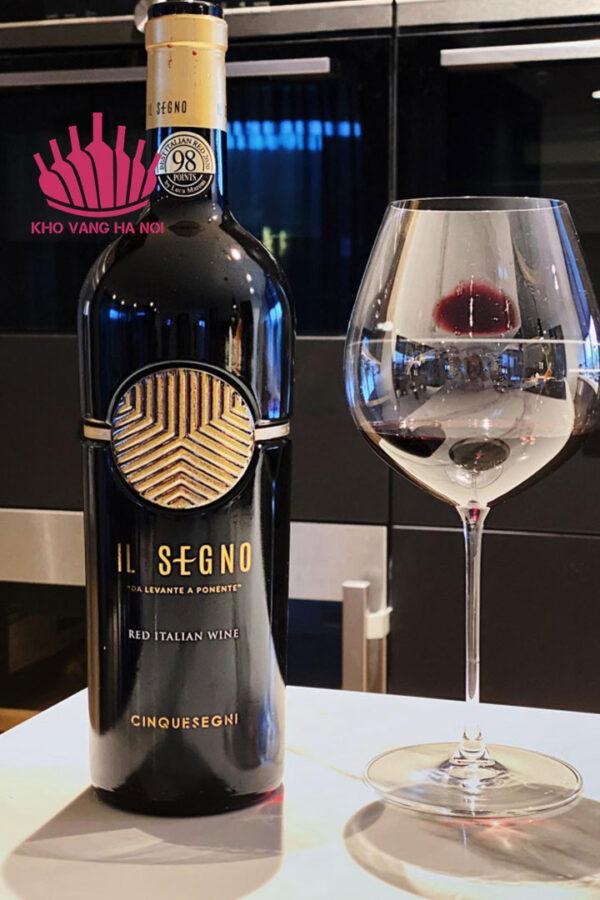 Rượu Vang Ý IL Segno Rosso D‘Italia 98 Điểm - 750ml