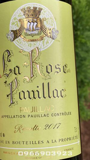 La Rose Pauillac2 1 La Rose Pauillac
