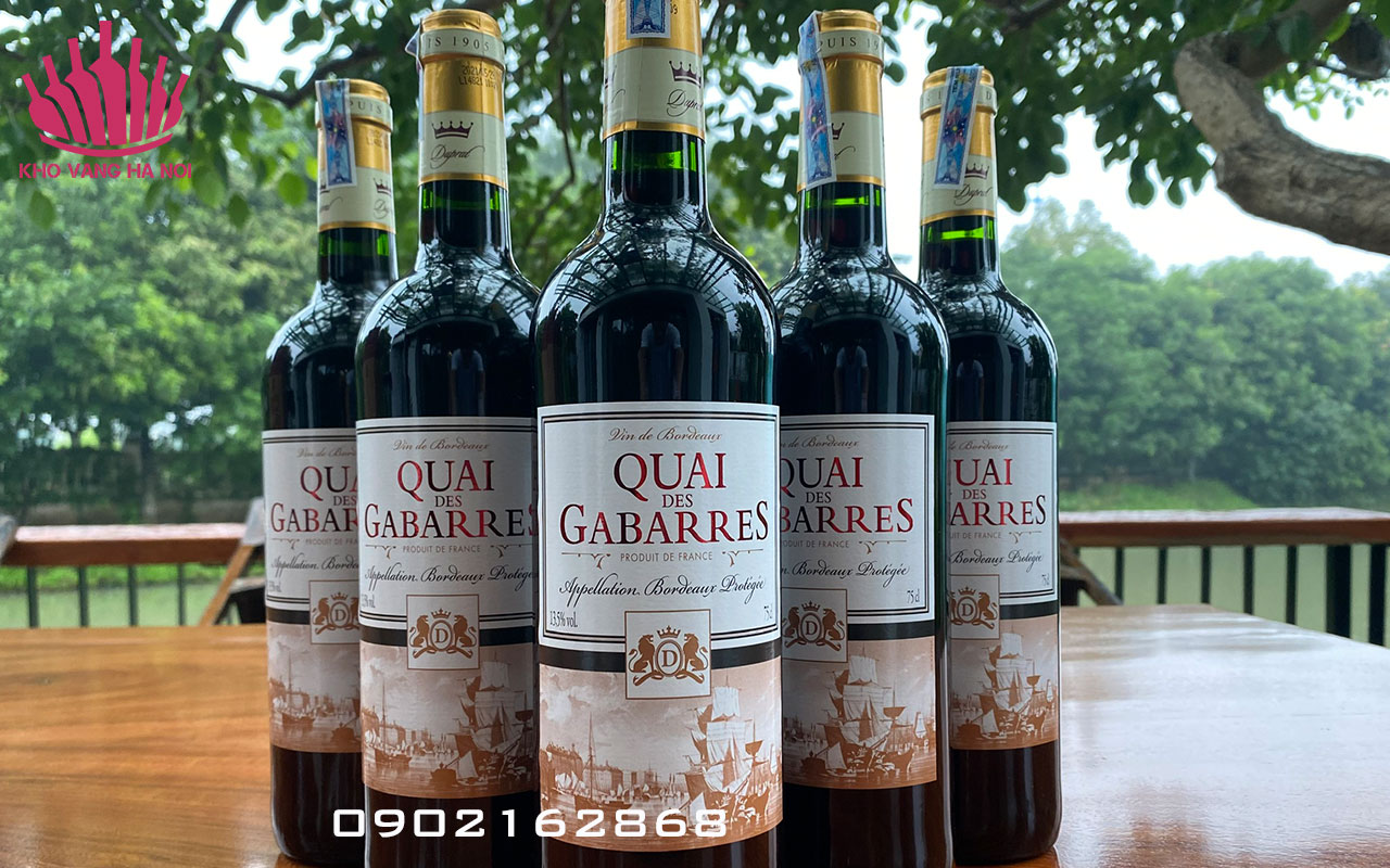 vang quai de gabarres2 Vang Pháp Quai des Gabarres
