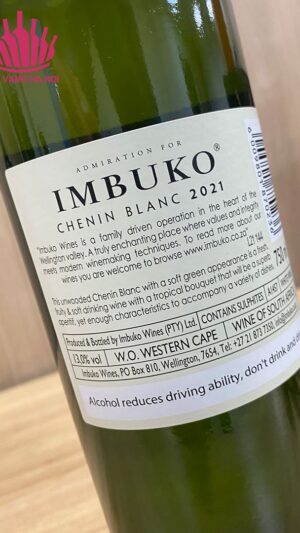 Rượu vang trắng Imbuko Chenin Blanc