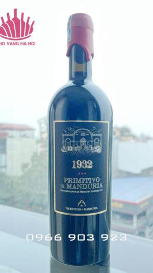 1932 Primitivo Di Manduria - 750ml, 19% cồn 2 1932 Primitivo Di Manduria