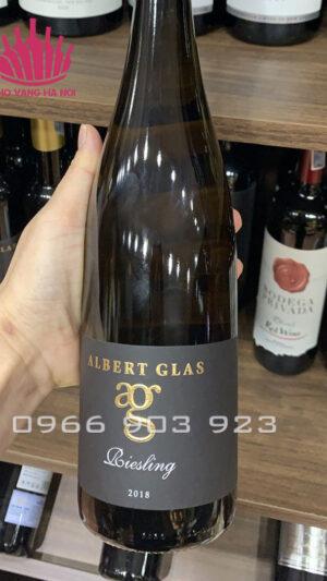 Rượu vang Albert Glas Riesling QbA Black Label