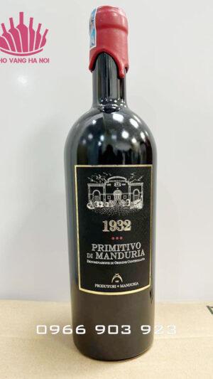 1932 Primitivo Di Manduria - 750ml, 19% cồn 3 Vang 1932 Primitivo Di Manduria