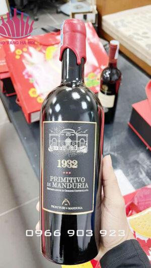 1932 Primitivo Di Manduria - 750ml, 19% cồn 1 Rượu Vang 1932 Primitivo Di Manduria