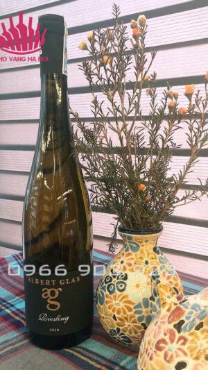 Rượu vang Đức Albert Glas Riesling QbA Black Label 2 Rượu vang Albert Glas Riesling QbA Black Label