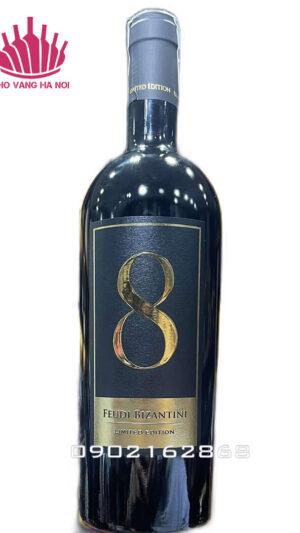 Rượu vang Ý số 8 Feudi Bizantini Limited Edition