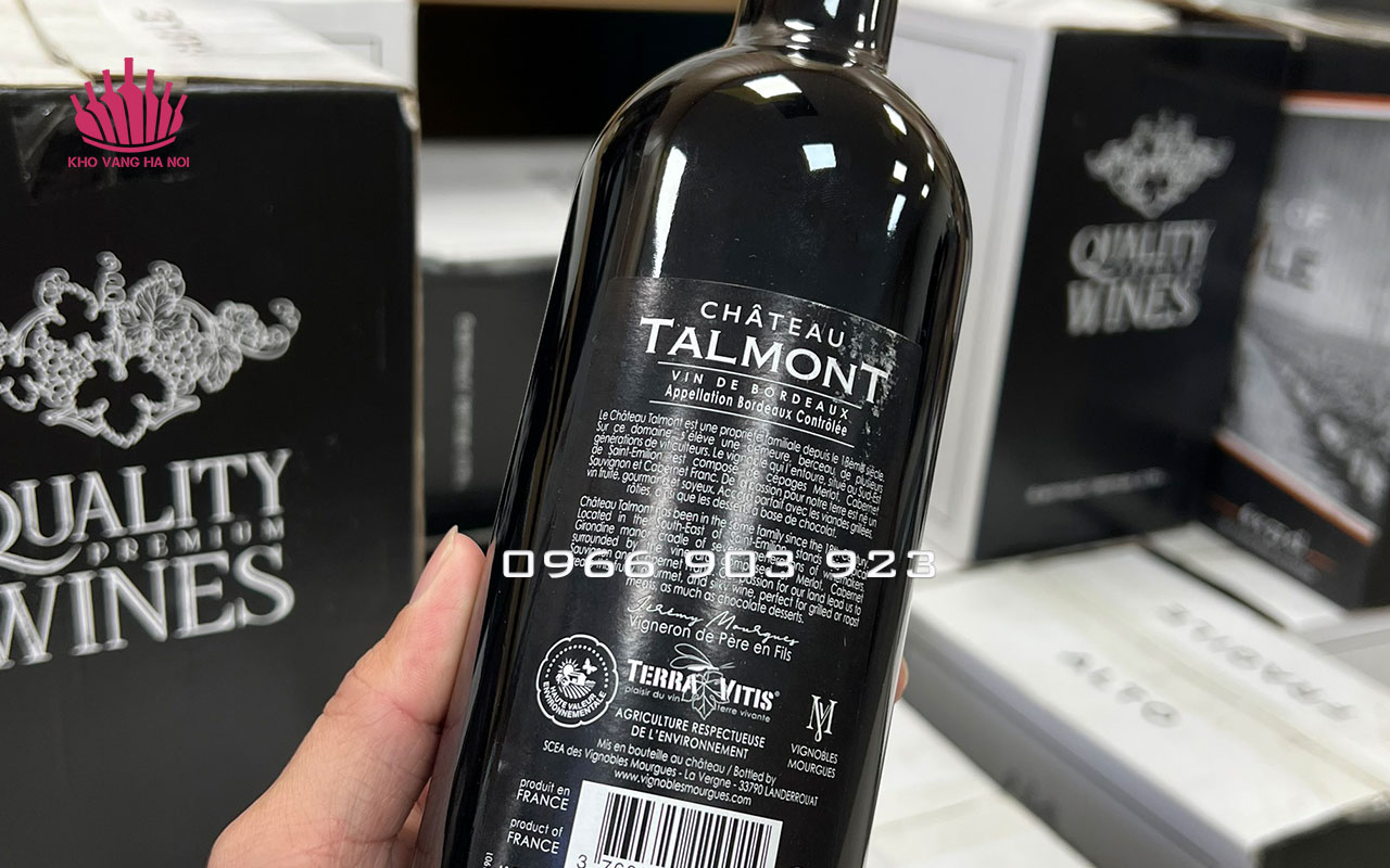 Nhãn Terra Vitis có ý nghĩa gì trên các chai rượu vang pháp?