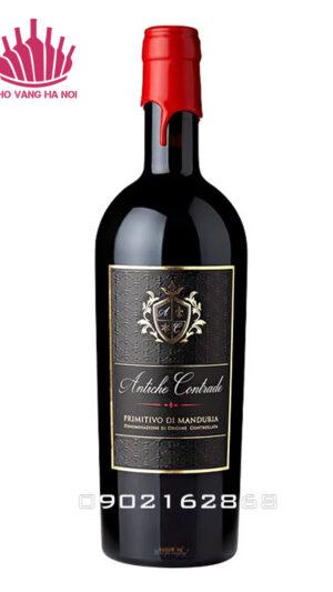 Vang Ý Antiche Contrade Primitivo di Mandura 19%