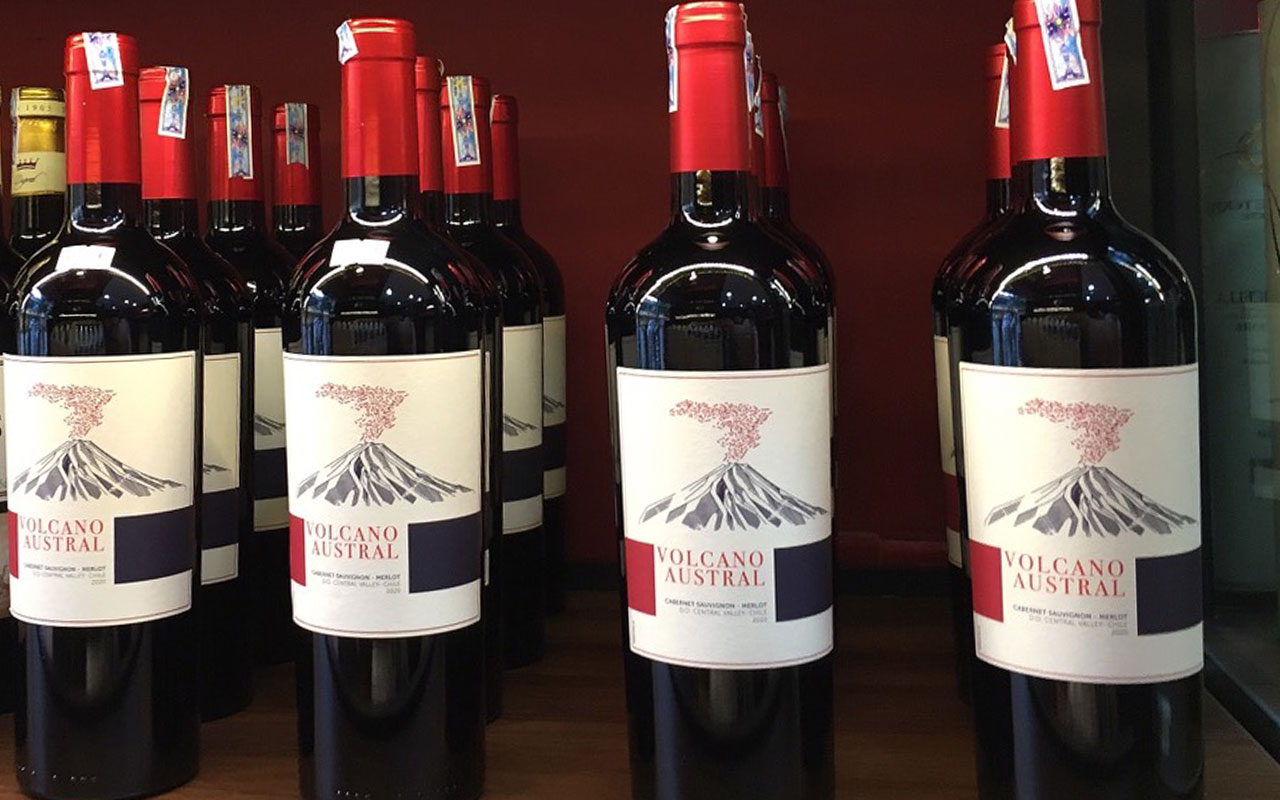 Vang Volcano Austral Cabernet Sauvignon - Merlot 4 Volcano5 Vang Volcano Austral Cabernet Sauvignon - Merlot