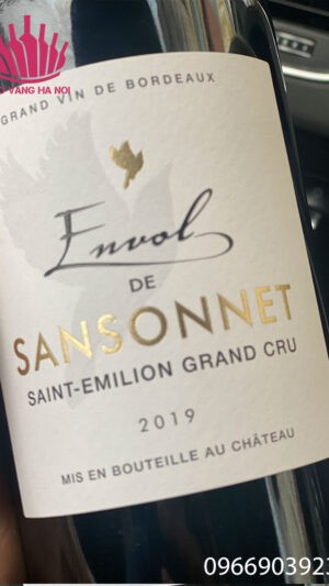 Envol de Sansonnet Saint-Émilion Grand Cru 2019 2 Envol1 Envol de Sansonnet Saint-Émilion Grand Cru 2019